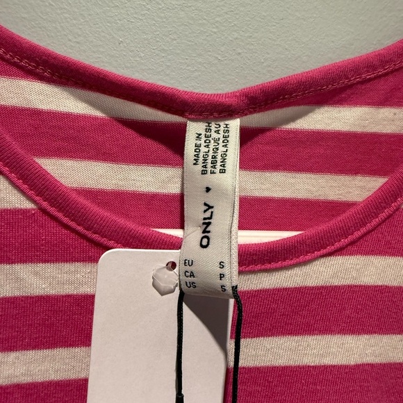 Only Pink and White Striped Maxi Dress - Picture 6 of 9